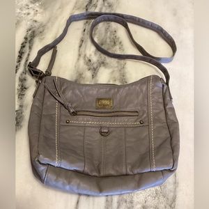 BOC (Born) purse gray crossbody bag adjustable strap utilitarian versatile
